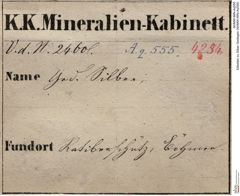 Etiketten zu Silber Gediegen (NHMW-MIN-Aq555)